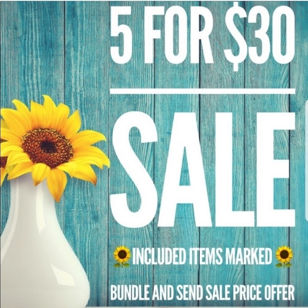 🌻5 for $30🌻